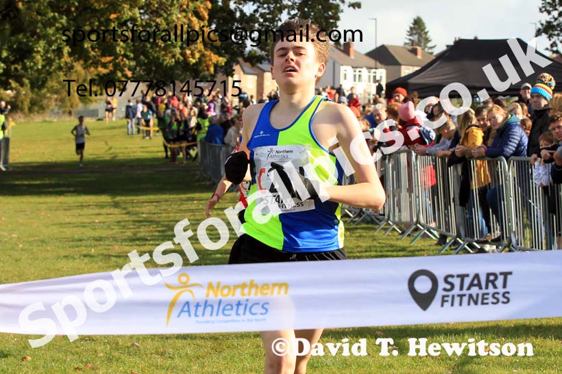 Mens under-17s 2022 Northern Cross Country Relays, Graves Park, Sheffield. Photo: David T. Hewitson/Sports for All Pics